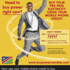 BuyPower mobile prepaid electricity vending launched in Namibia BuyPower mobile prepaid electricity vending launched in Namibia